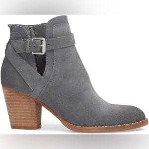 NWOT Sam Edelman Maurine Bootie, Stoneblue Suede